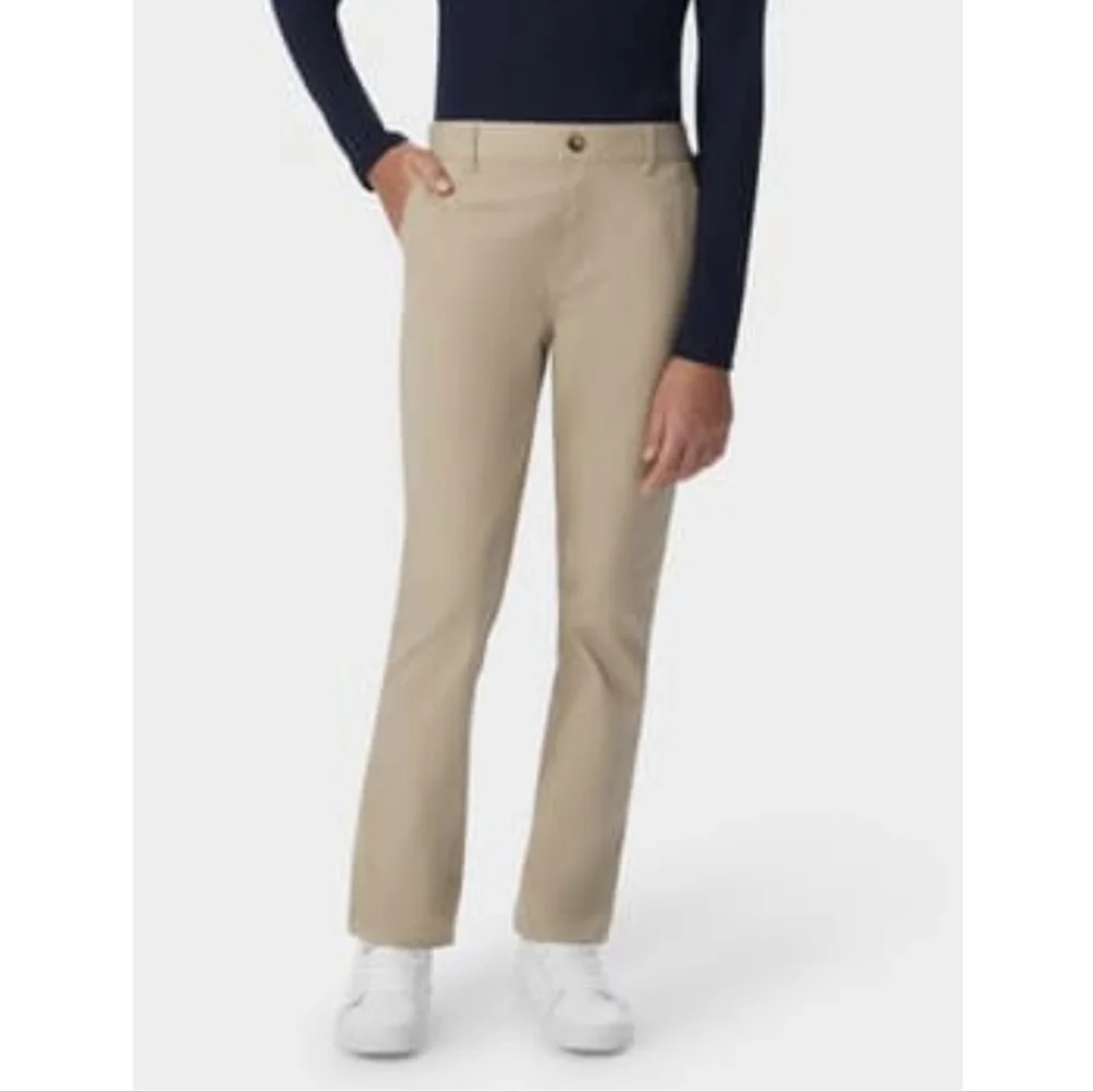 French Toast Girls Straight Leg Stretch Pull-on Pant Navy Size 5 Nwt